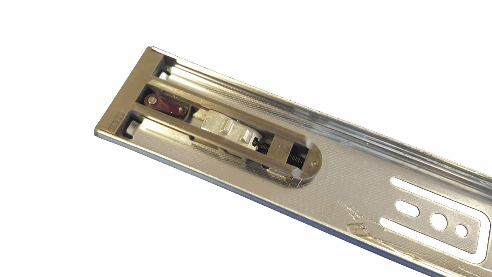 45Kg Push to Open Drawer Slides - Zinc - 2