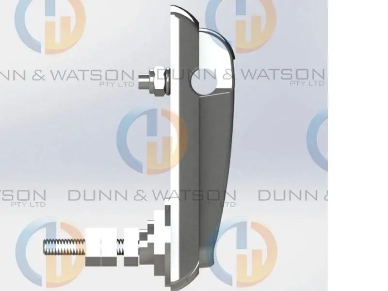 Pad Locking Swing Handle - Chrome - 3