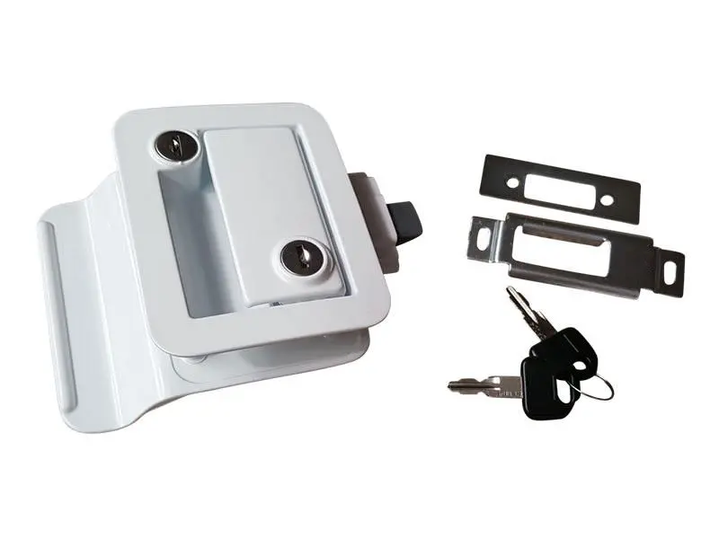 Trailer Door Lock - White - 12