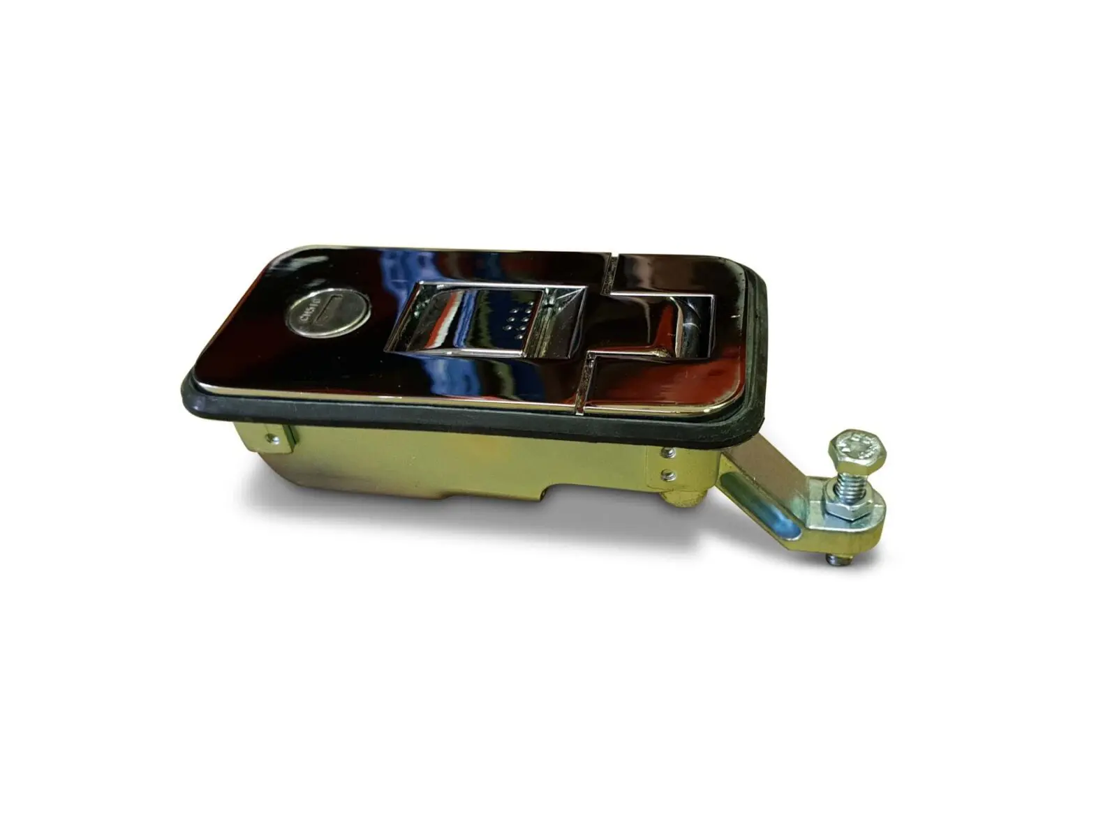 Large Thumb Press Compression Lock - Chrome - 3