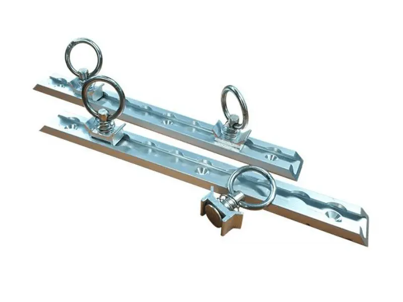 Cirex 1M Anchor Track Tie Down Point Kit For Trailer / Caravan – 2x Track + 6x Rings (L-Track Style)