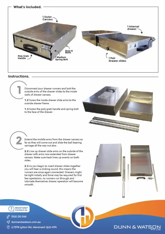 Eco Series Cargo Drawer - 300mm High (Australian Made) - 7