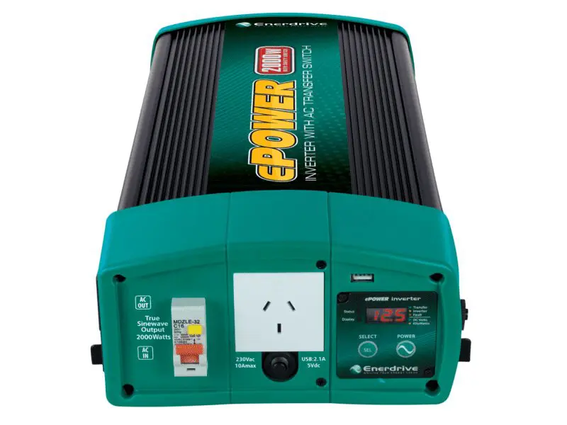 Enerdrive ePOWER True Sine Wave Inverter with AC Transfer & Safety Switch - 4