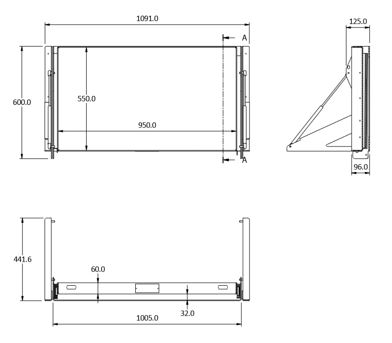95L & Over Sideways Tilt Fridge Slide (Australian Made) - 1