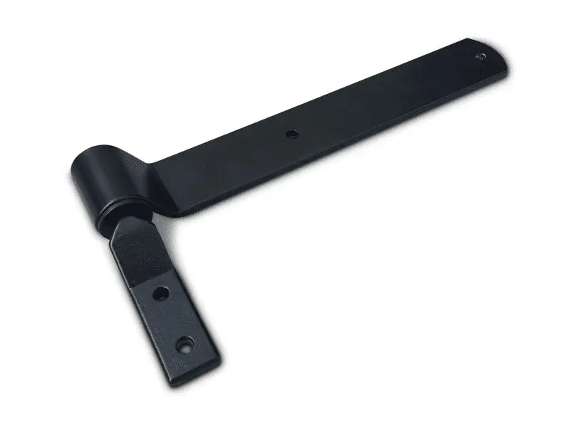 235mm Strap Hinge Kit - Black Powder Coated - 2