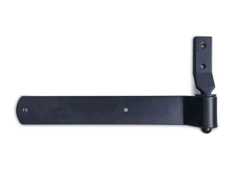 235mm Strap Hinge Kit - Black Powder Coated - 1