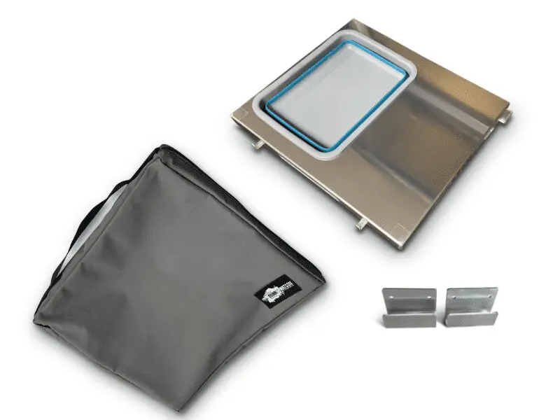 Clip On Bench with Sink and Pantry Bag - 1