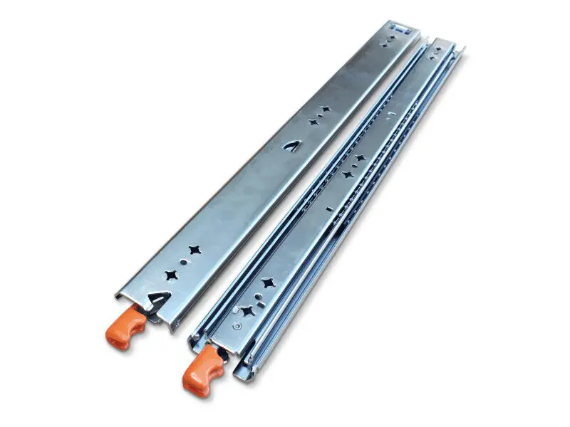 Stainless Steel 125kg Locking Drawer Slides - 2