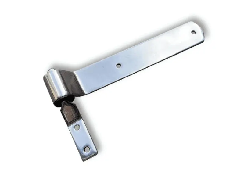 235mm Strap Hinge Kit - Zinc Plated - 1