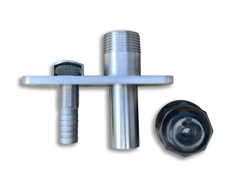 Stainless Steel Water Tank Filler and Breather Plate (Aus Made) - 1