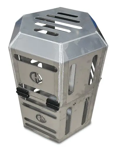 9kg Gas Bottle Holder with Lockable Lid (Australian Made) - 1