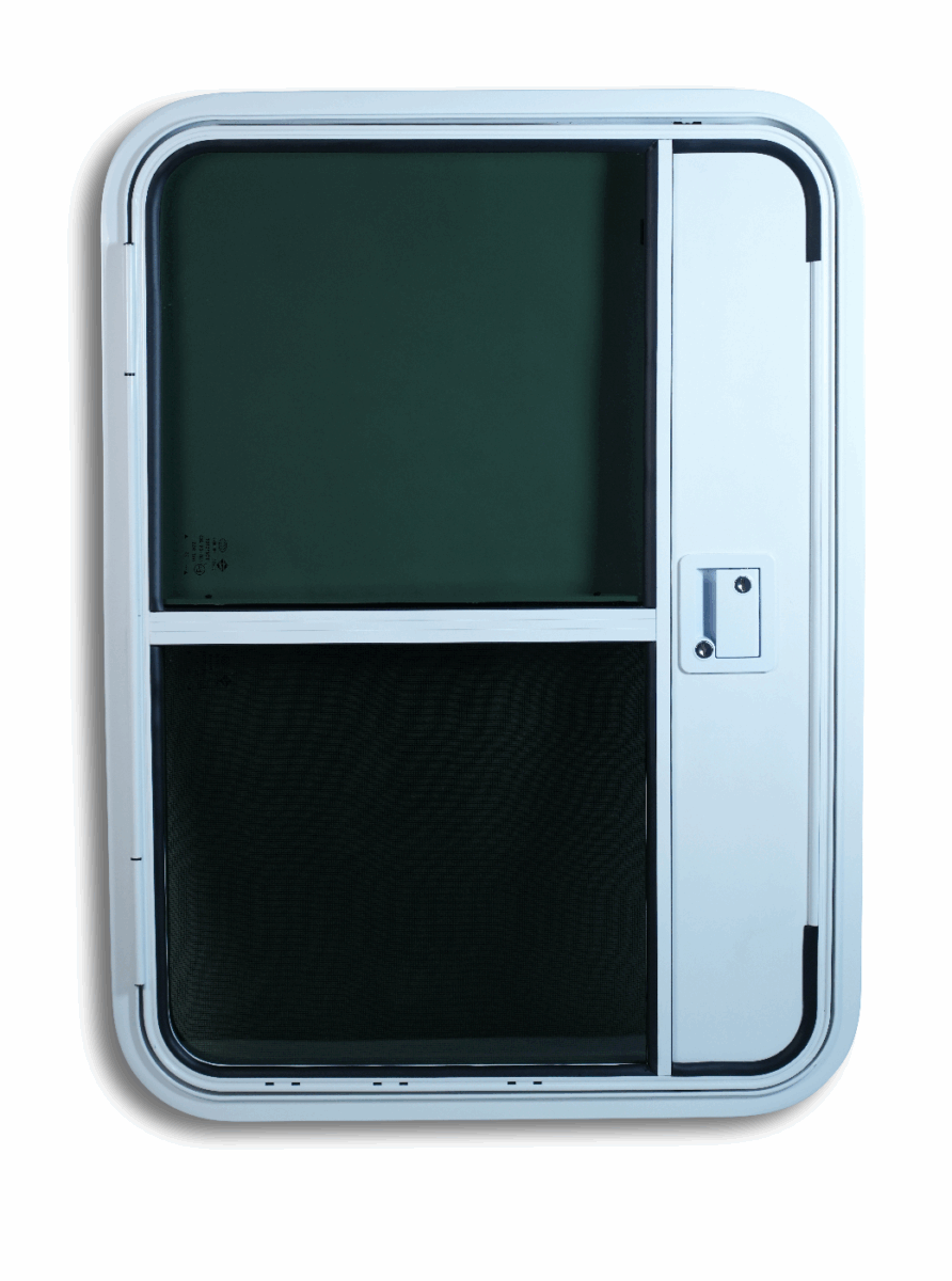 Tear Drop Camper Trailer White Door - 1