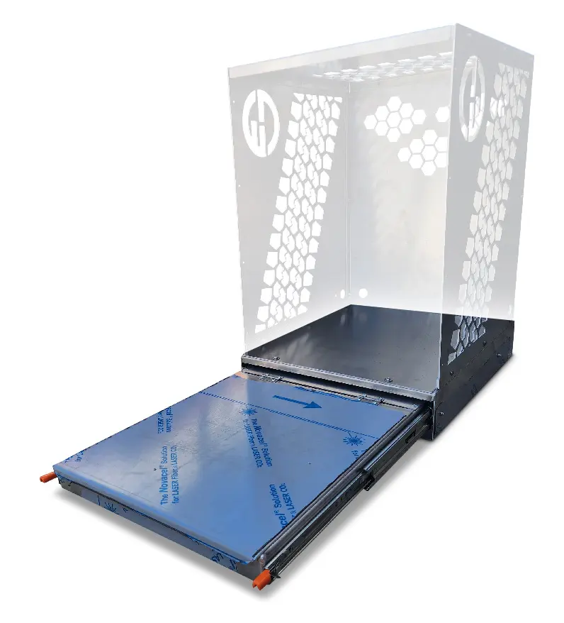 Bench with Cutlery Drawer to suit 4x4 Upright Fridge (Aus Made) - 2