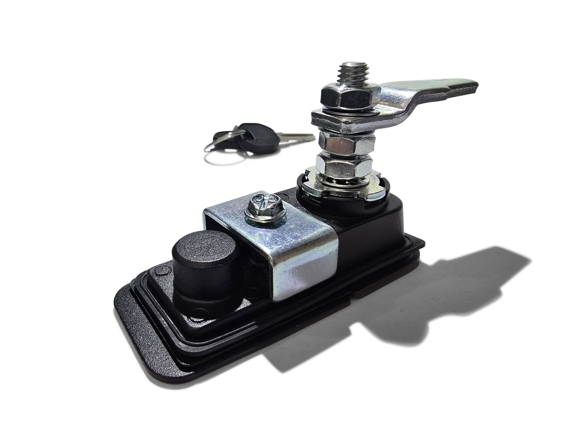 Black Caravan Access Door Twist Lock 2