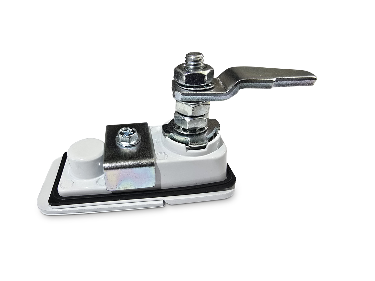 Caravan Access Door Twist Lock - White - 2