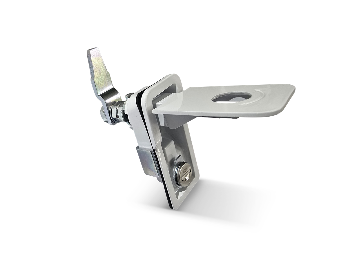 Caravan Access Door Twist Lock - White - 4