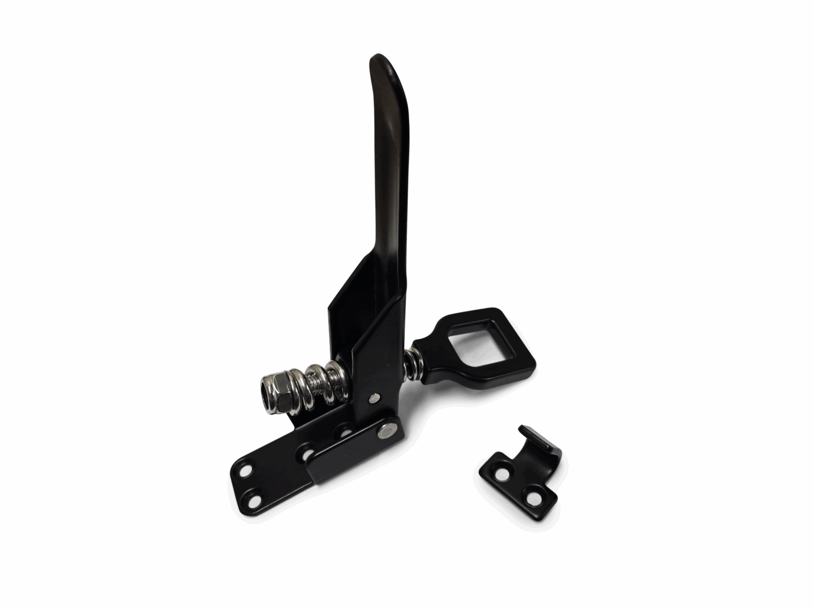 Heavy Duty Stainless Steel Over Center Fastener Powder Coated Black 4