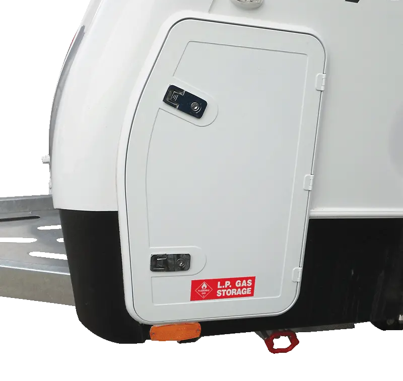 Caravan Access Door Twist Lock - Black - 1