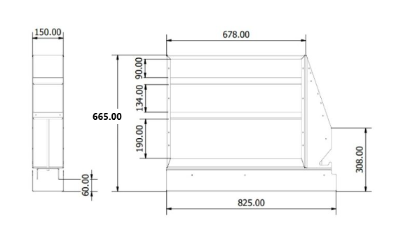 Canopy Pantry With Vertical Paper Towel Holder Dimensions