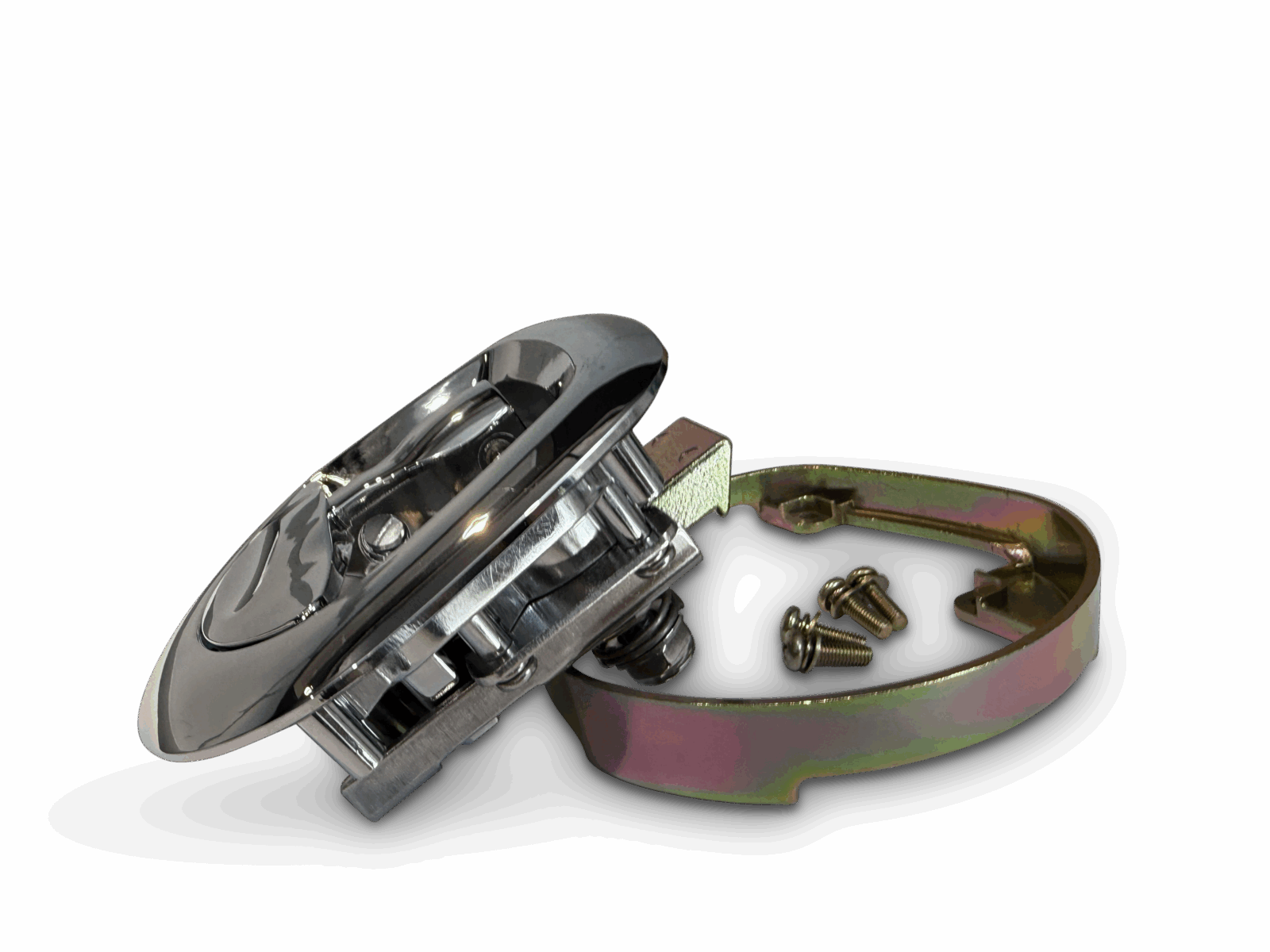 Chrome Whale Tail Paddle Handle 2