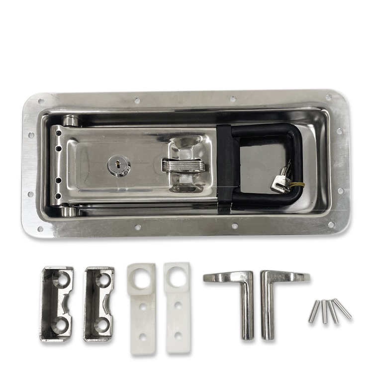16mm Stainless Steel Recessed Truck Door Cam 3
