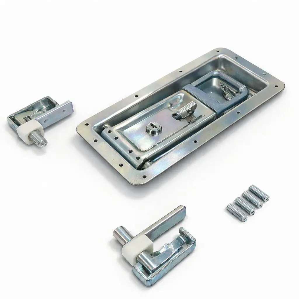 16mm Recessed Truck Cam Lock - Zinc Plated - 1