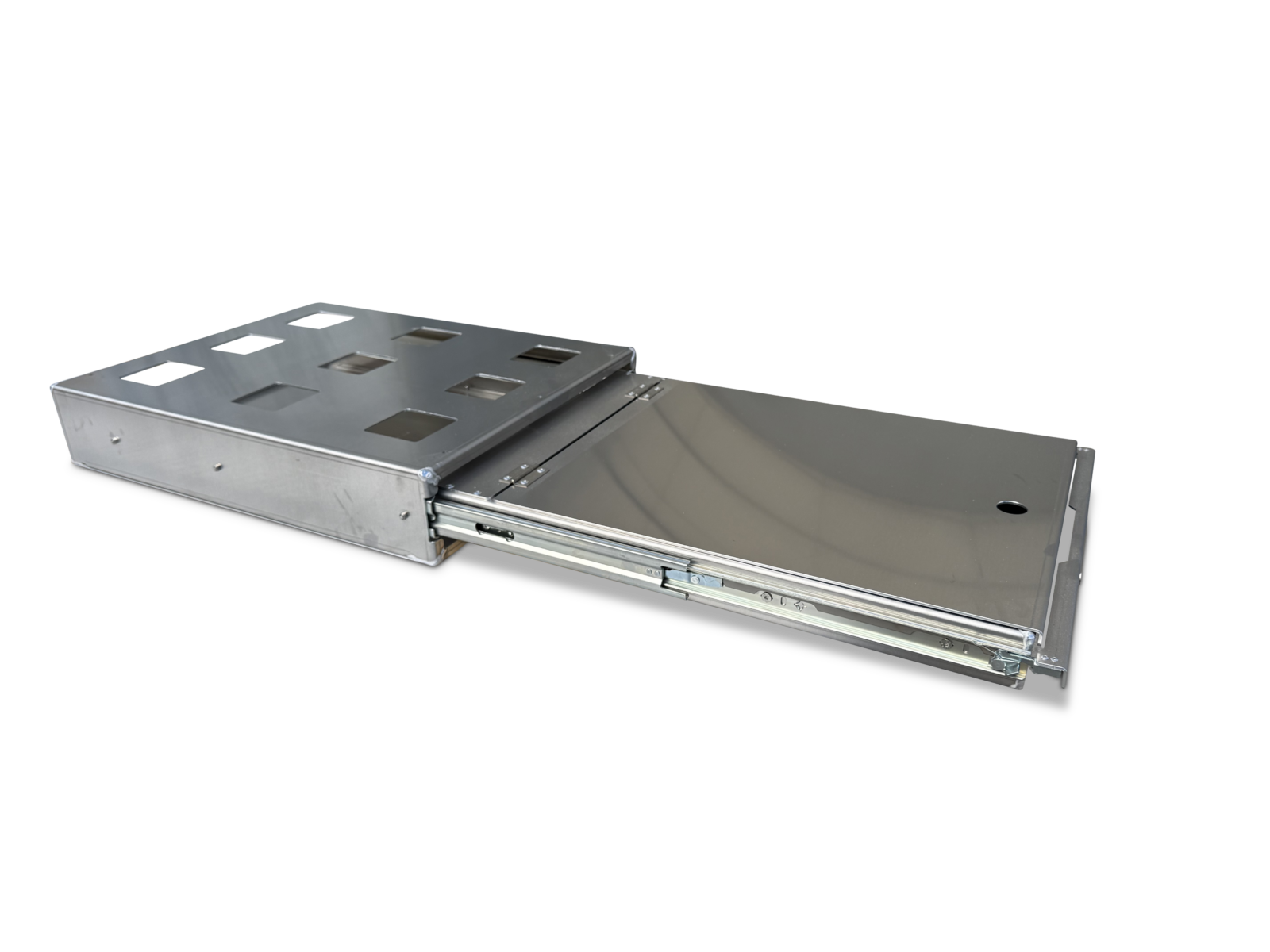 4wd Cutlery Drawer For Universal Fridge Slide Enclose Extended Side On