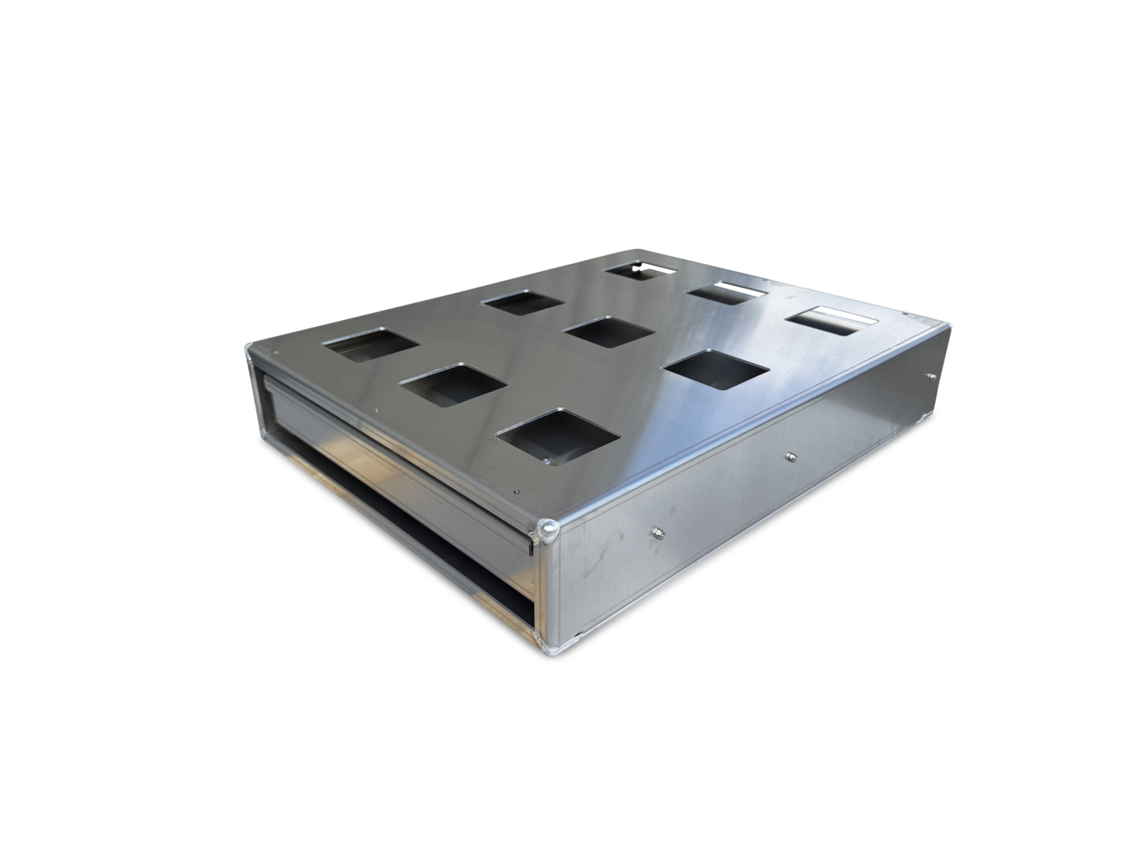 4wd Cutlery Drawer For Universal Fridge Slide Enclose Rear View