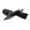 Dunn & Watson Rolling Knife Sharpener Setup With Front Of Knife