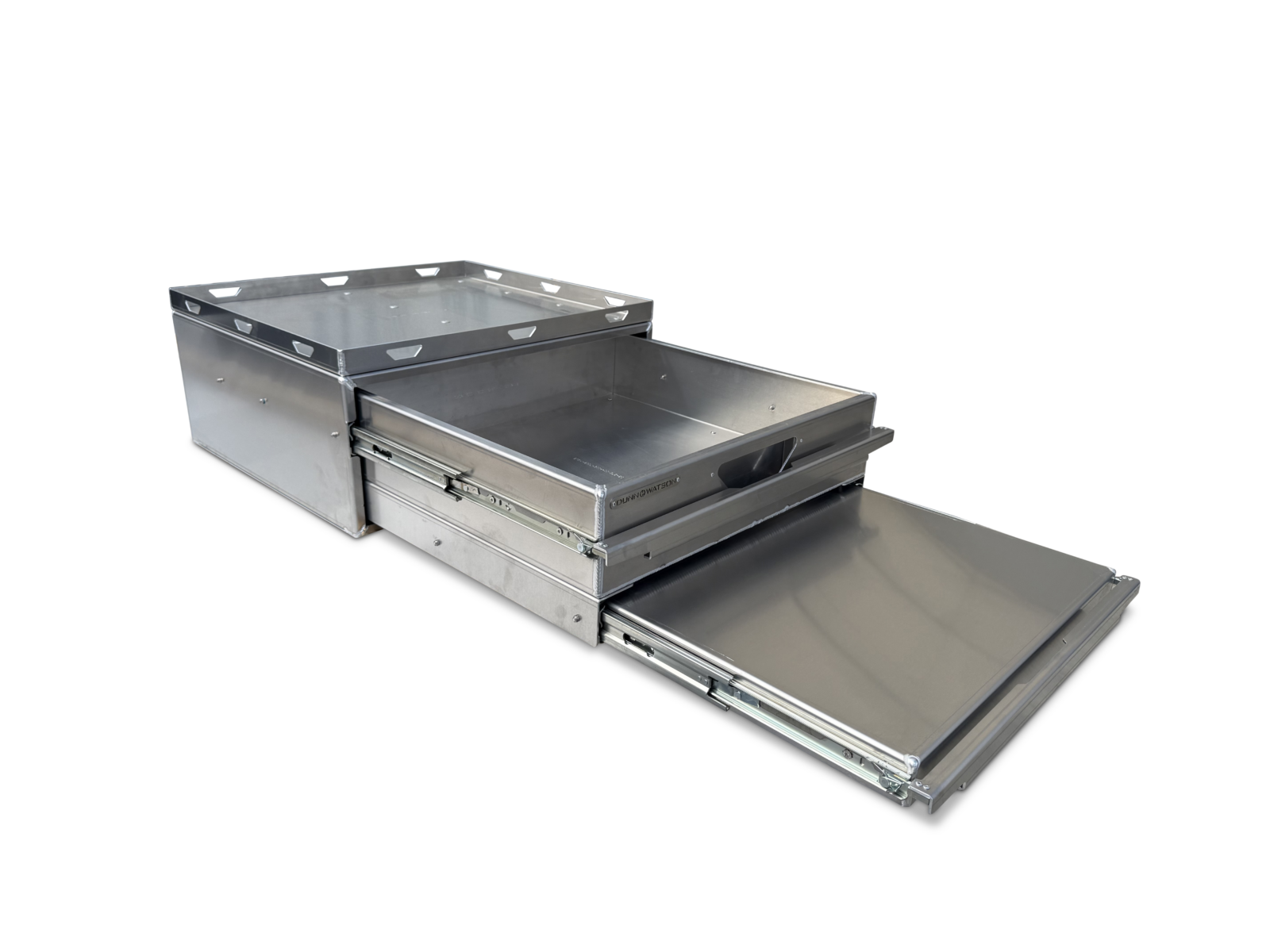 Platinum 4wd Canopy Cargo Drawer With Bench And Tie Down Base Extebded Side On