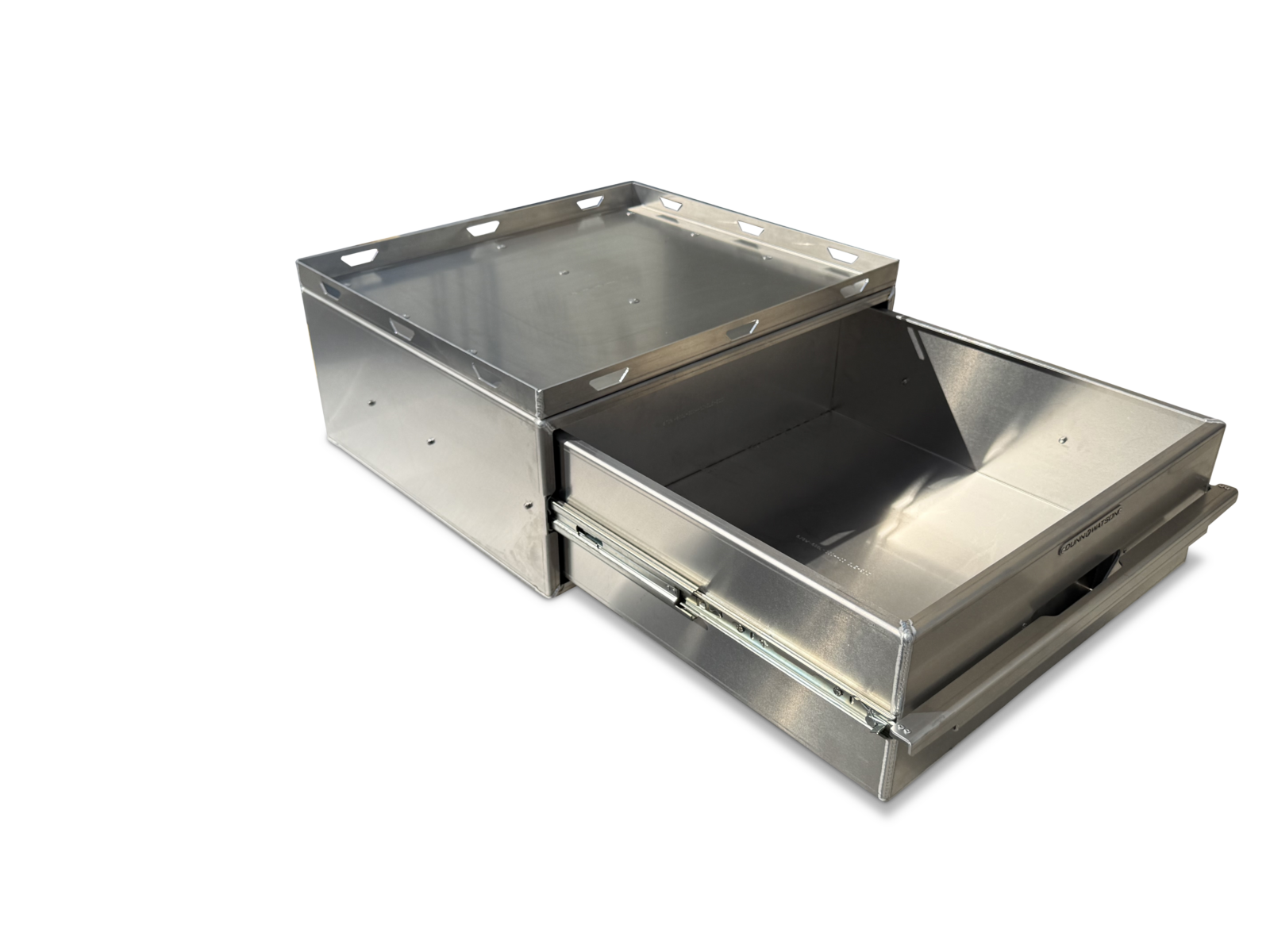 Platinum 4wd Canopy Cargo Drawer With Tie Down Base Extended