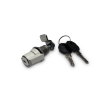 White Compression Coin Lock Showing Keys With Kit