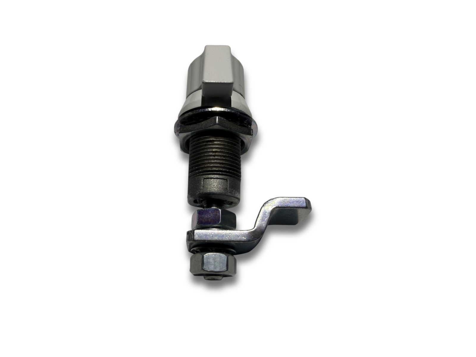 White Compression Coin Lock Showing Tongue