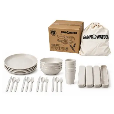 4 Piece Plastic Dinner Set