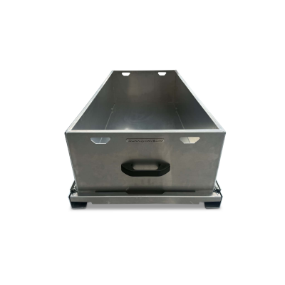 DUNN & WATSON PLATINUM TUNNEL BOOT DRAWER SHOWING HANDLE TRIGGER