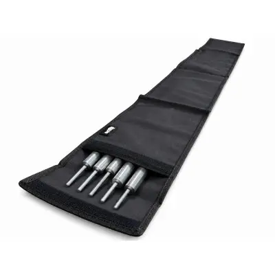 Tent Pole Bag With Tent Poles Sticking Out.