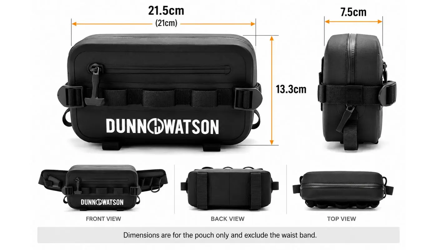 Dunn Waterson Waterproof Waist Band Dimensions