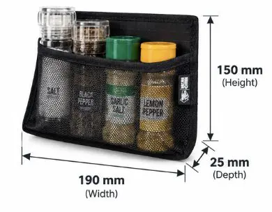 PVC Mesh Organiser Pocket – 4WD, Caravan & Boat Storage - 1