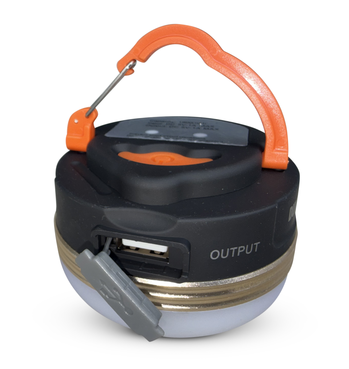12V CAMPING LAMP SHOWING CHARGINF OUT USB PORT