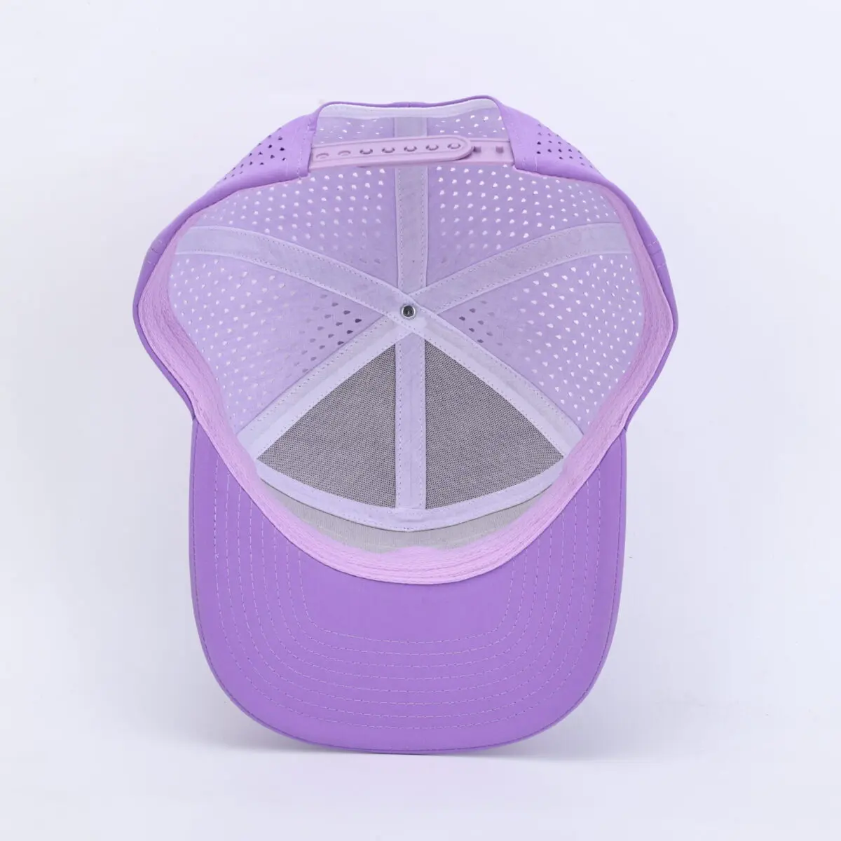 7 Panel Dunn Watson Hat Purple Inside