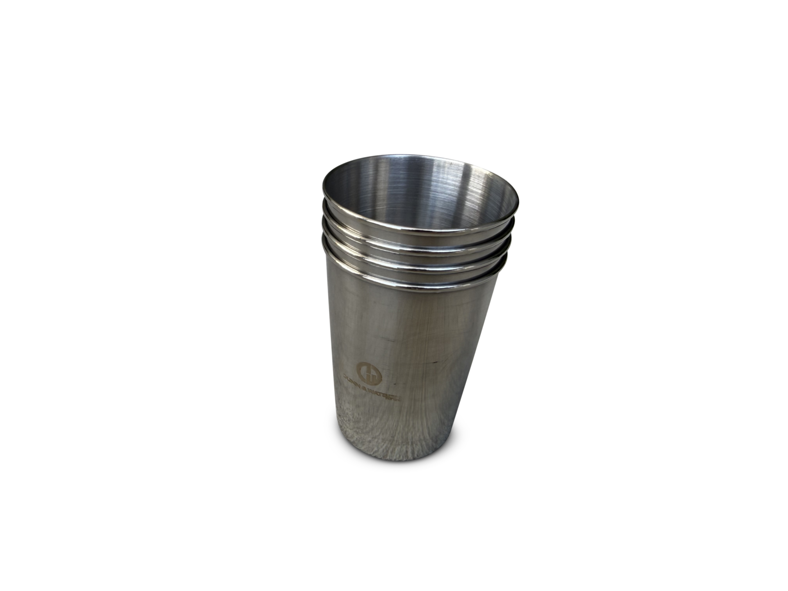 Dunn & Watson Stainless Wine Cups Showing Four In A Stack
