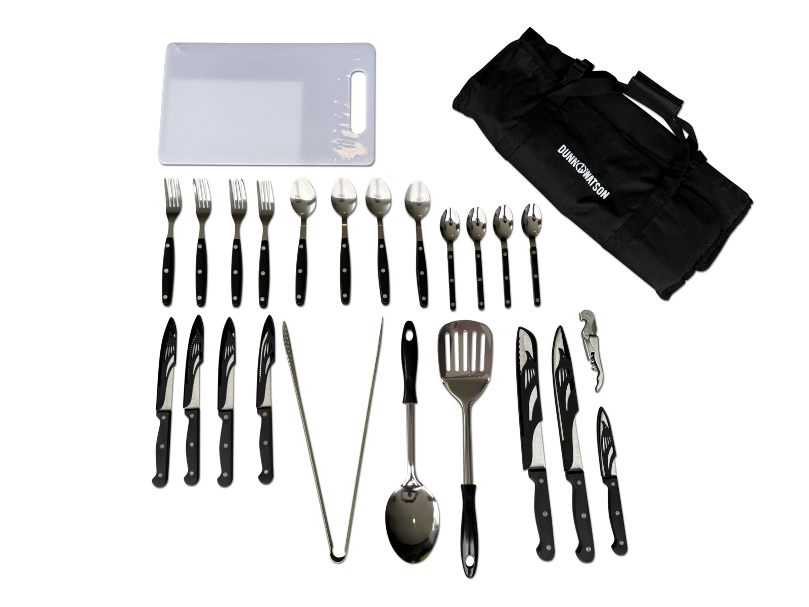 Dunn & Watson Cutlery Roll Kit Top View