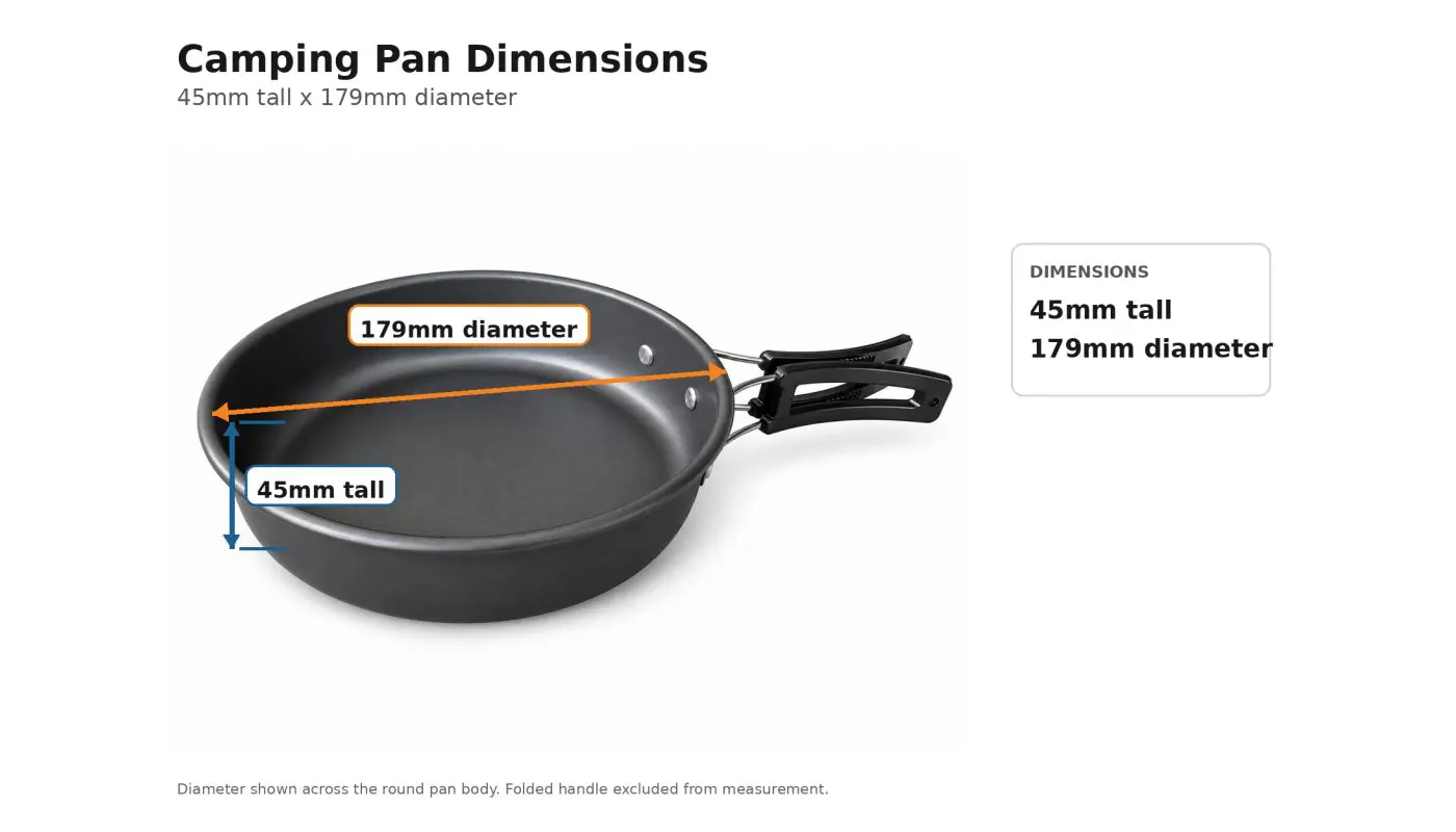 Camping Fry Pan Dimensions