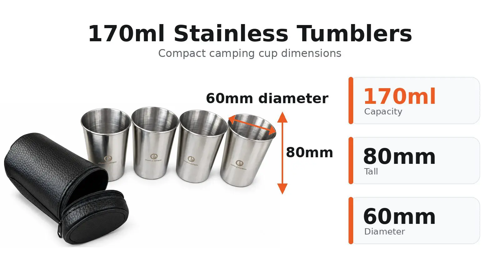 Stainless Wine Cup Dimensions