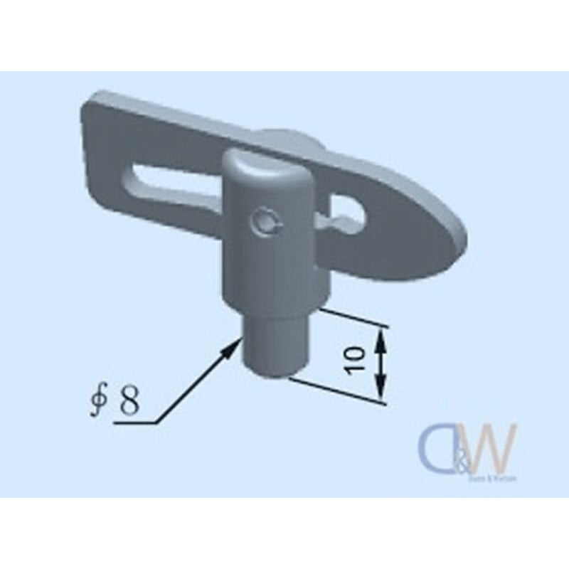 Anti Luce Fastener - Weld On - 2