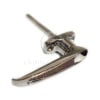 Non Locking L Handle - Chrome - 8