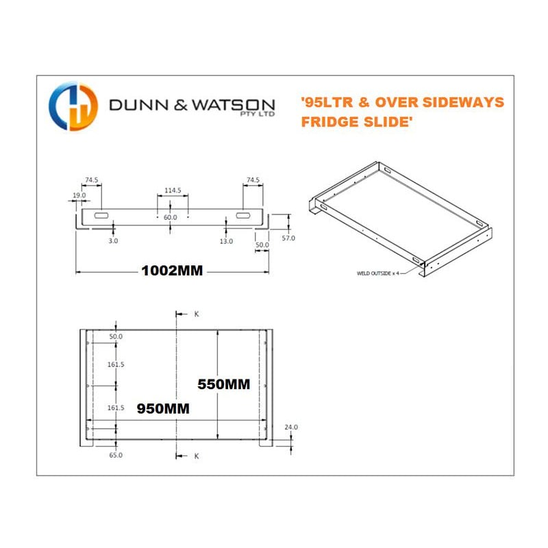 50L & Under Sideways Extending Fridge Slide - 11