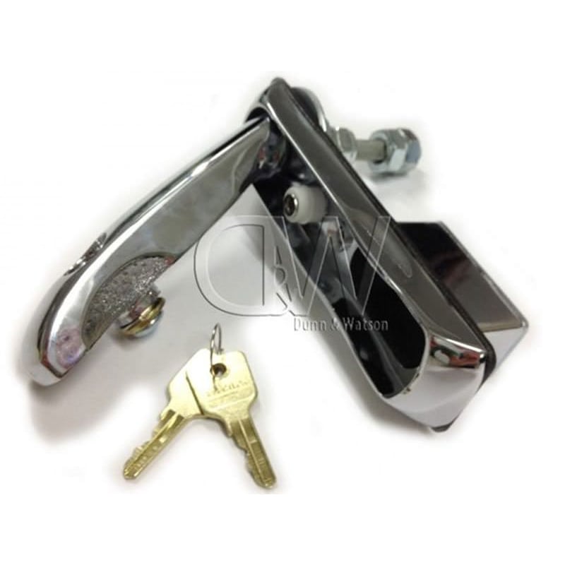 Key Locking Swing Handle - Chrome - 2