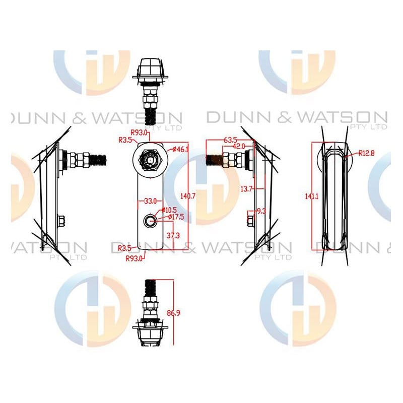 Non Locking Swing Handle - Chrome - 5