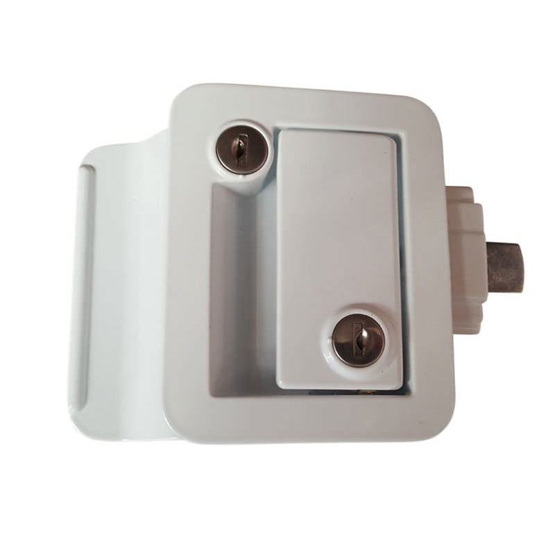 Trailer Door Lock - White - 11